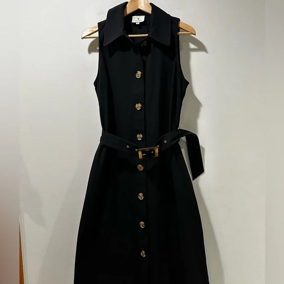 TUCKERNUCK Black Sleeveless Chamberlin Dress in M - Picture 6 of 10